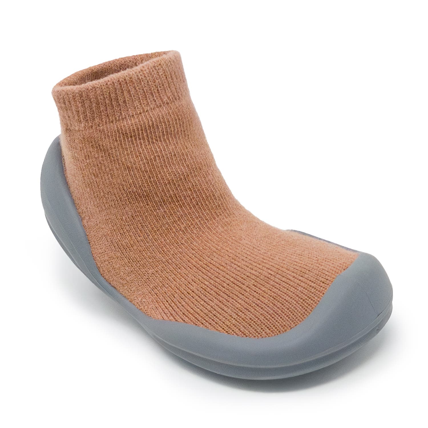 Toddler Sock Shoes Simple - Brick, Alternate, color, Brick