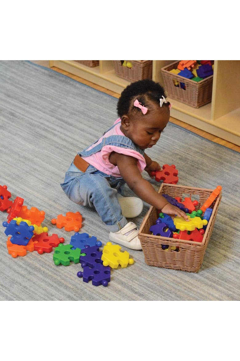 Jumbo Hexagon Manipulative Set - 48 Pieces, Alternate, color, Multicolored