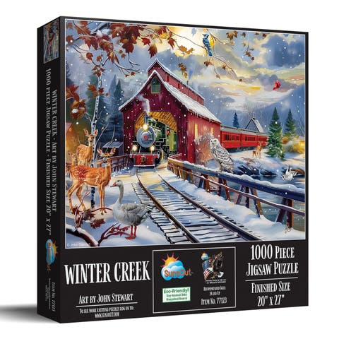 Winter Creek 1000 piece Jigsaw Puzzle for Adults