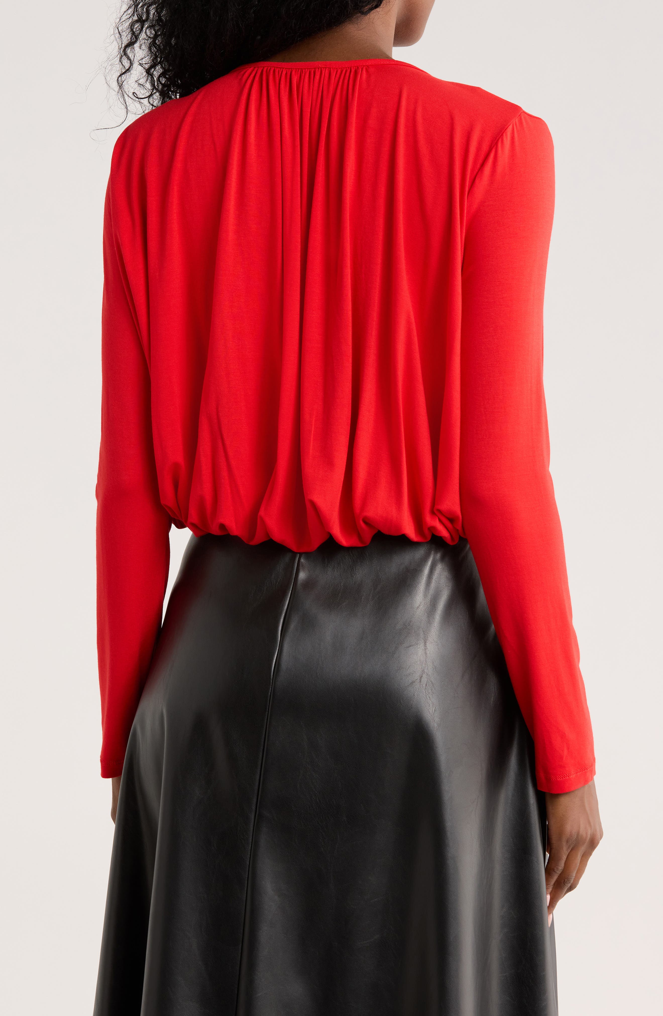 Ruched Neck Top - image 2