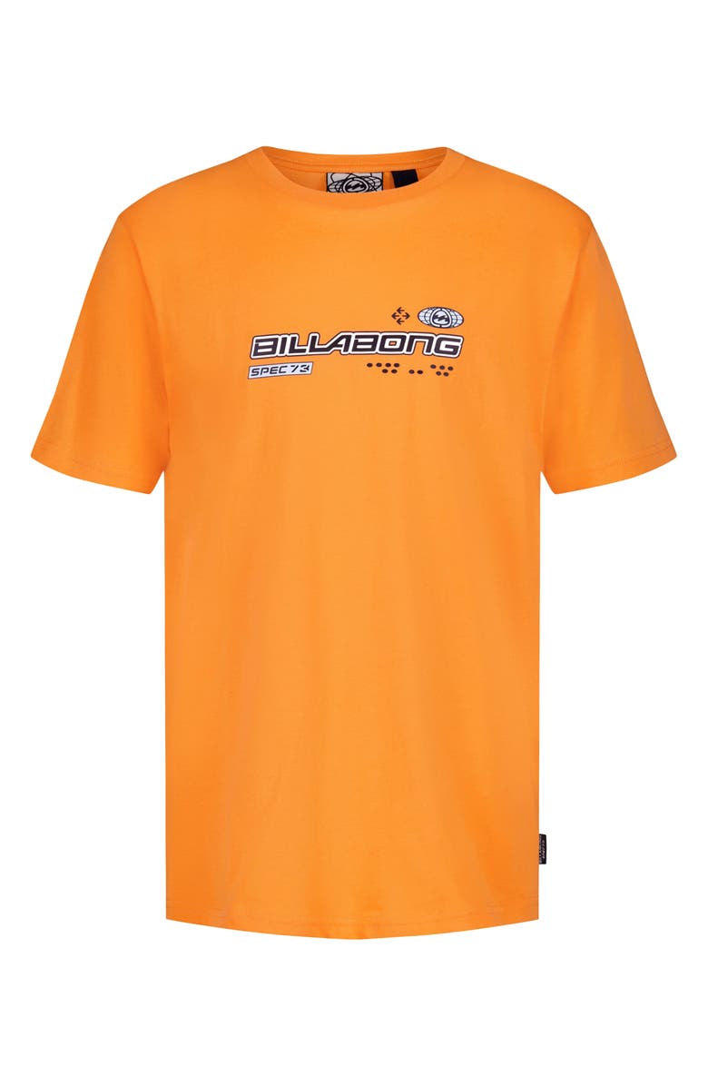 Billabong Kids' Spec Signals Graphic Cotton T-Shirt, Main, color, Sun Orange