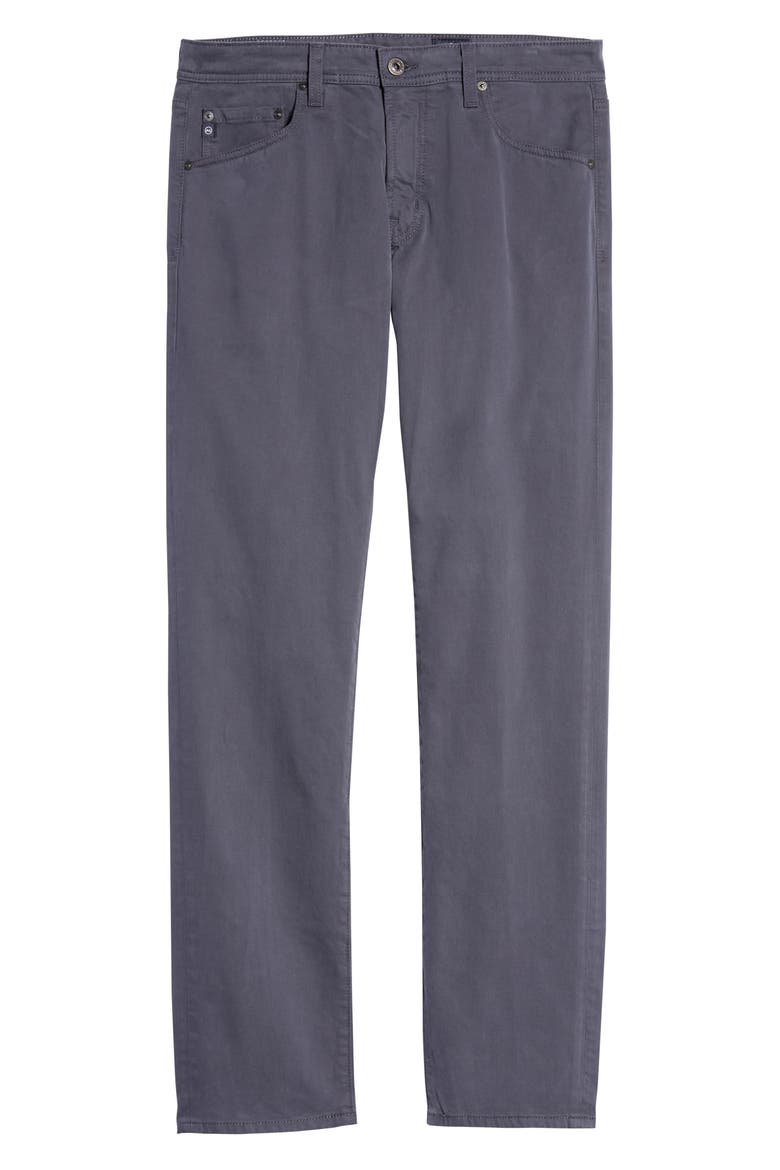 Tellis Slim Fit Sateen Pants (Nordstrom Exclusive), Alternate, color, MAJESTIC NAVY