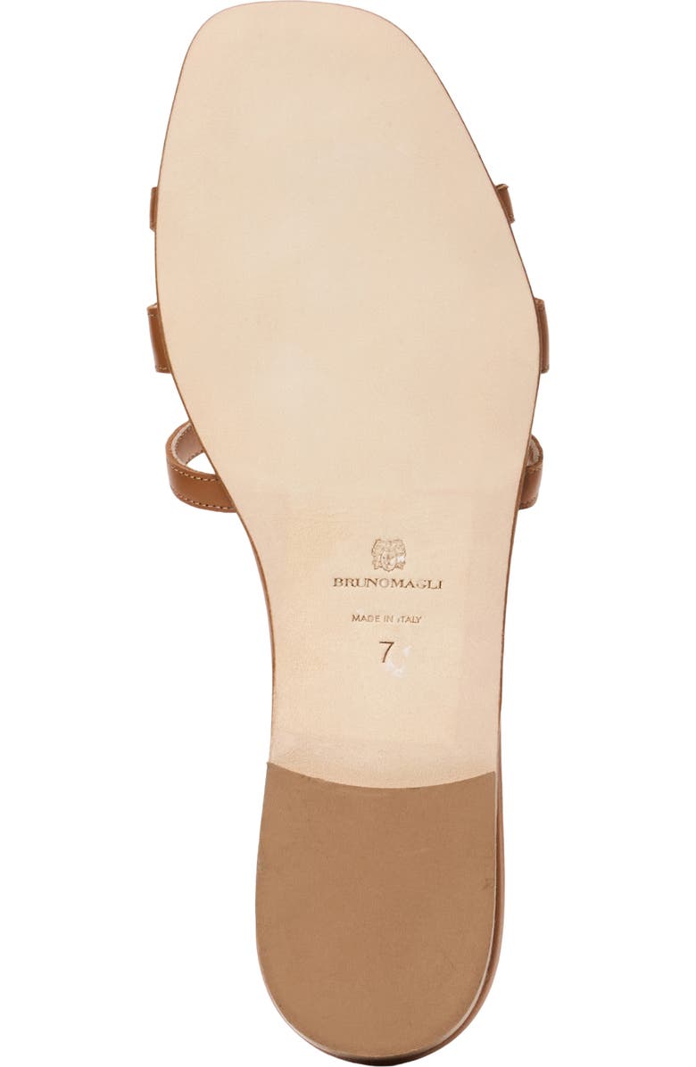 Bruno Magli Flore Slide Sandal, Alternate, color, Cognac Nappa/ Tonal