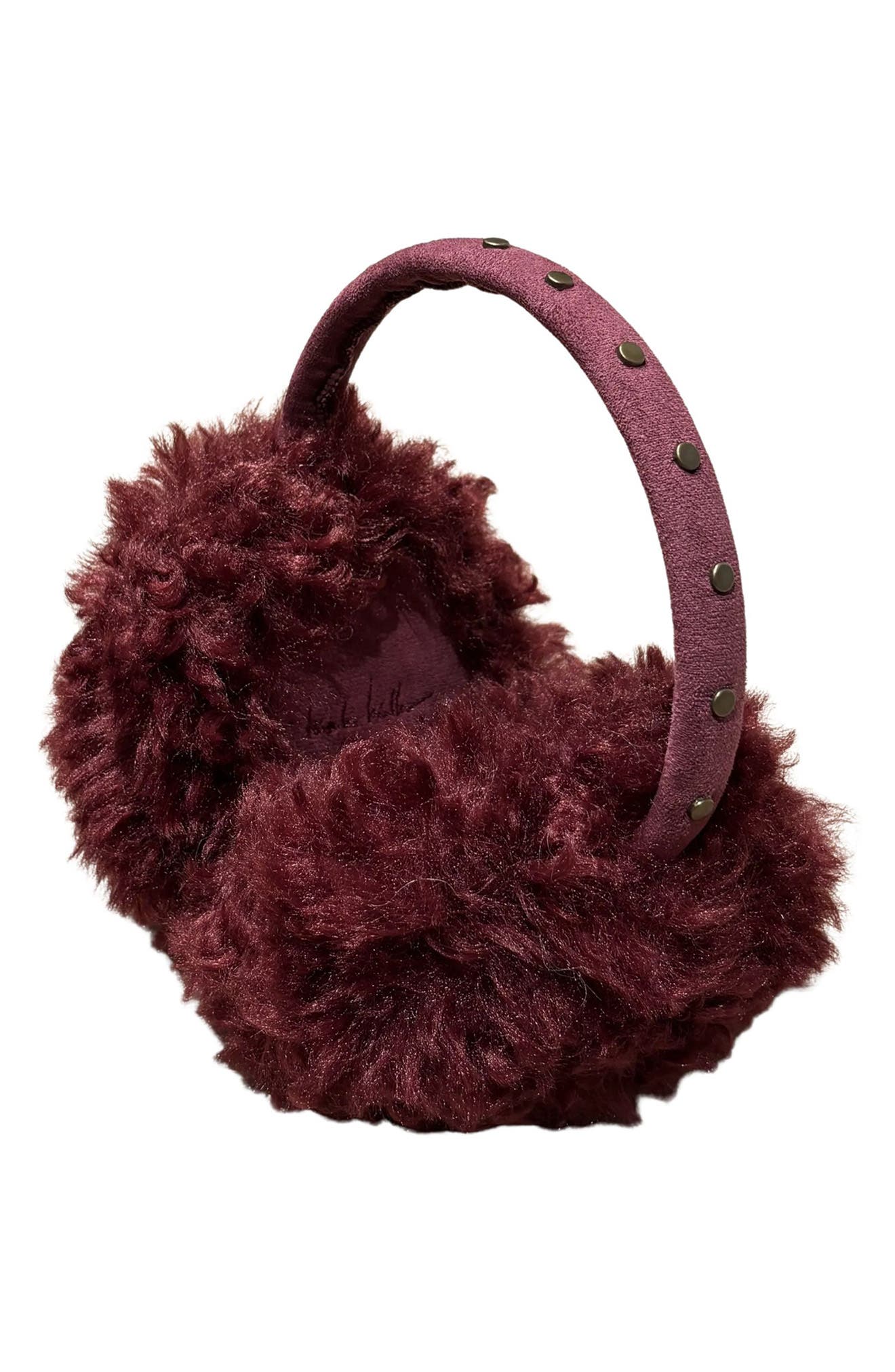 Studded Faux Fur Earmuffs