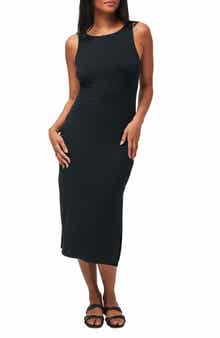 TravisMathew Hadley Wood Sleeveless Rib Midi Dress