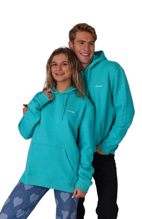 Powder Club Hoodie - Aqua