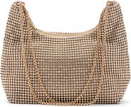 MANGO Chain Strap Crystal Shoulder Bag
