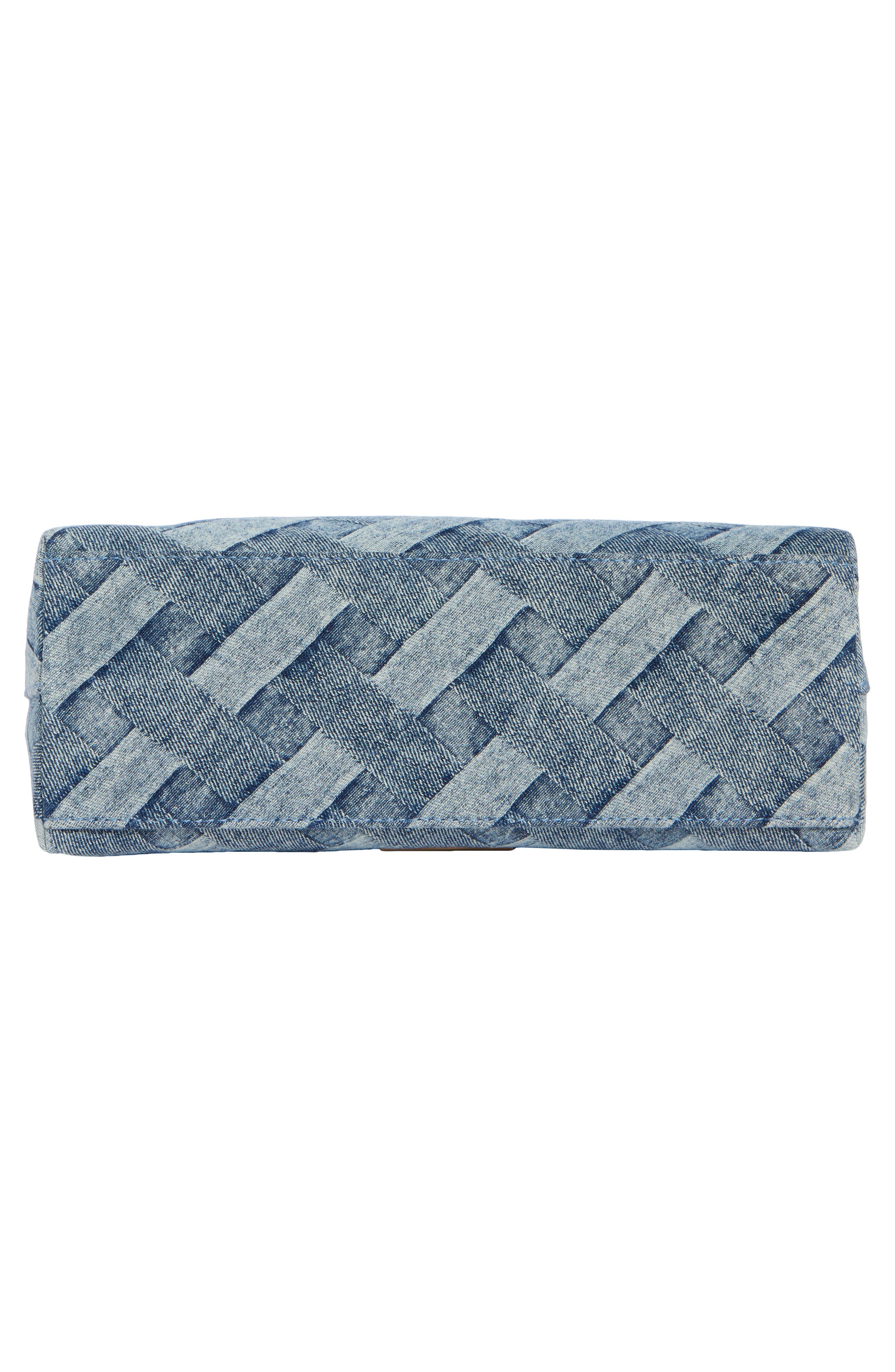 Kurt Geiger London Kurt Denim Shoulder Bag, Alternate, color, Navy