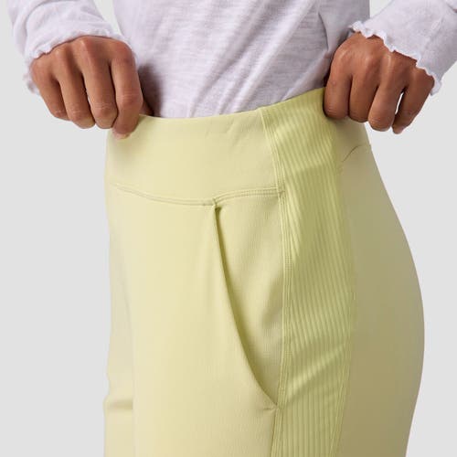 Backcountry Destination Softshell Fleece Pant In Yellow