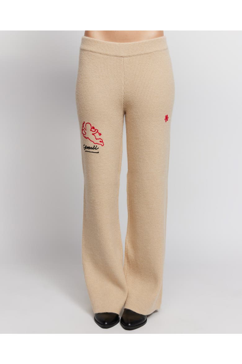 Cupid Knit Pants, Main, color, Beige
