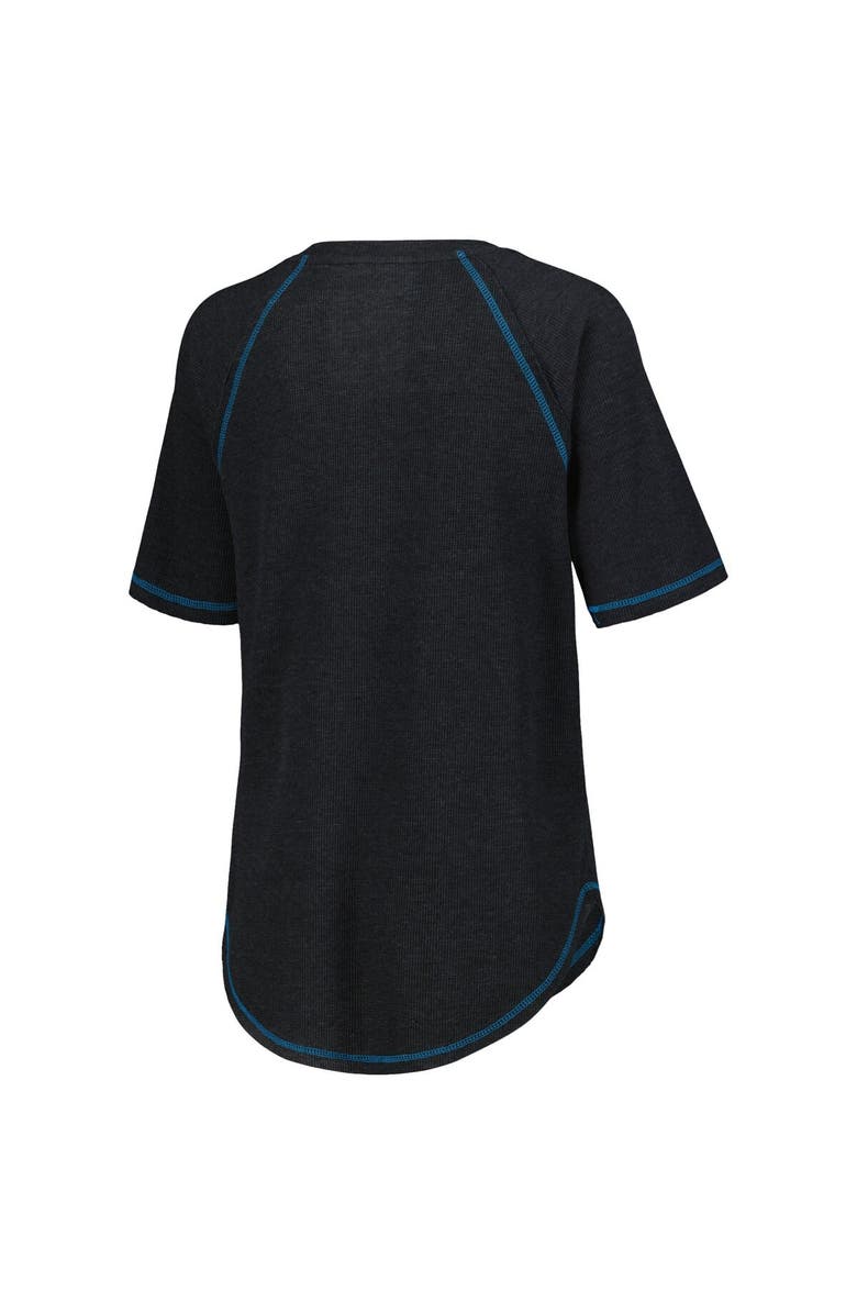 G-III 4HER BY CARL BANKS Women's G-III 4Her by Carl Banks Black Ross Chastain Ball Chase Tri-Blend Thermal Raglan Top, Alternate, color, Black