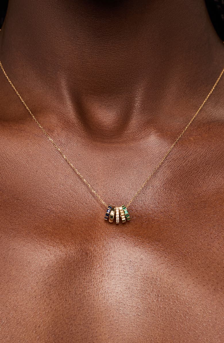 Ana Luisa Solid Yellow Gold - Stella Charm Necklace, Alternate, color, 