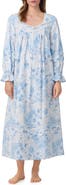 Eileen West Long Sleeve Cotton Flannel Ballet Nightgown