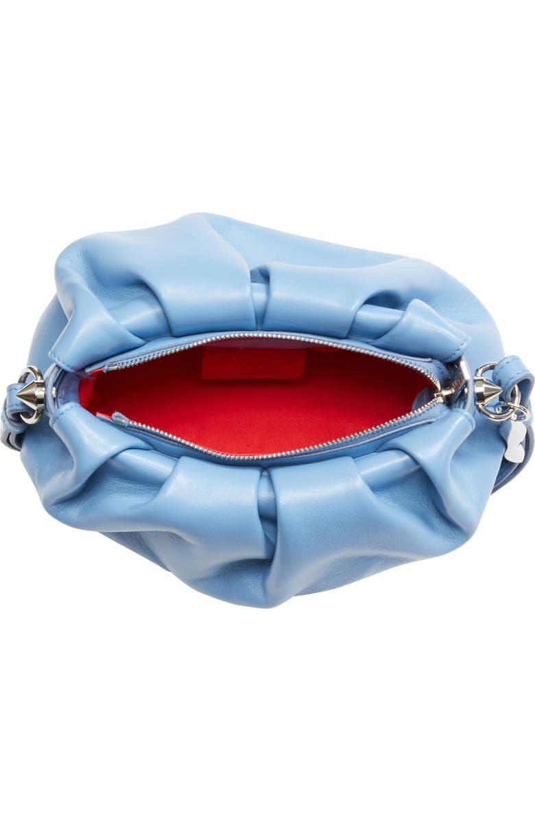 Christian Louboutin Mini Eva Leather Crossbody Bag, Alternate, color, 4375 Ceruleo