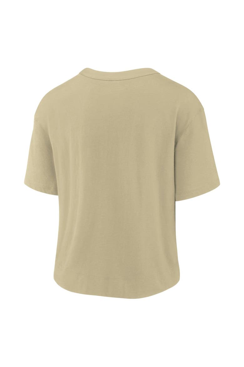 Women's Nike Gold/Black New Orleans Saints High Hip Fashion T-Shirt, Alternate, color, Gold