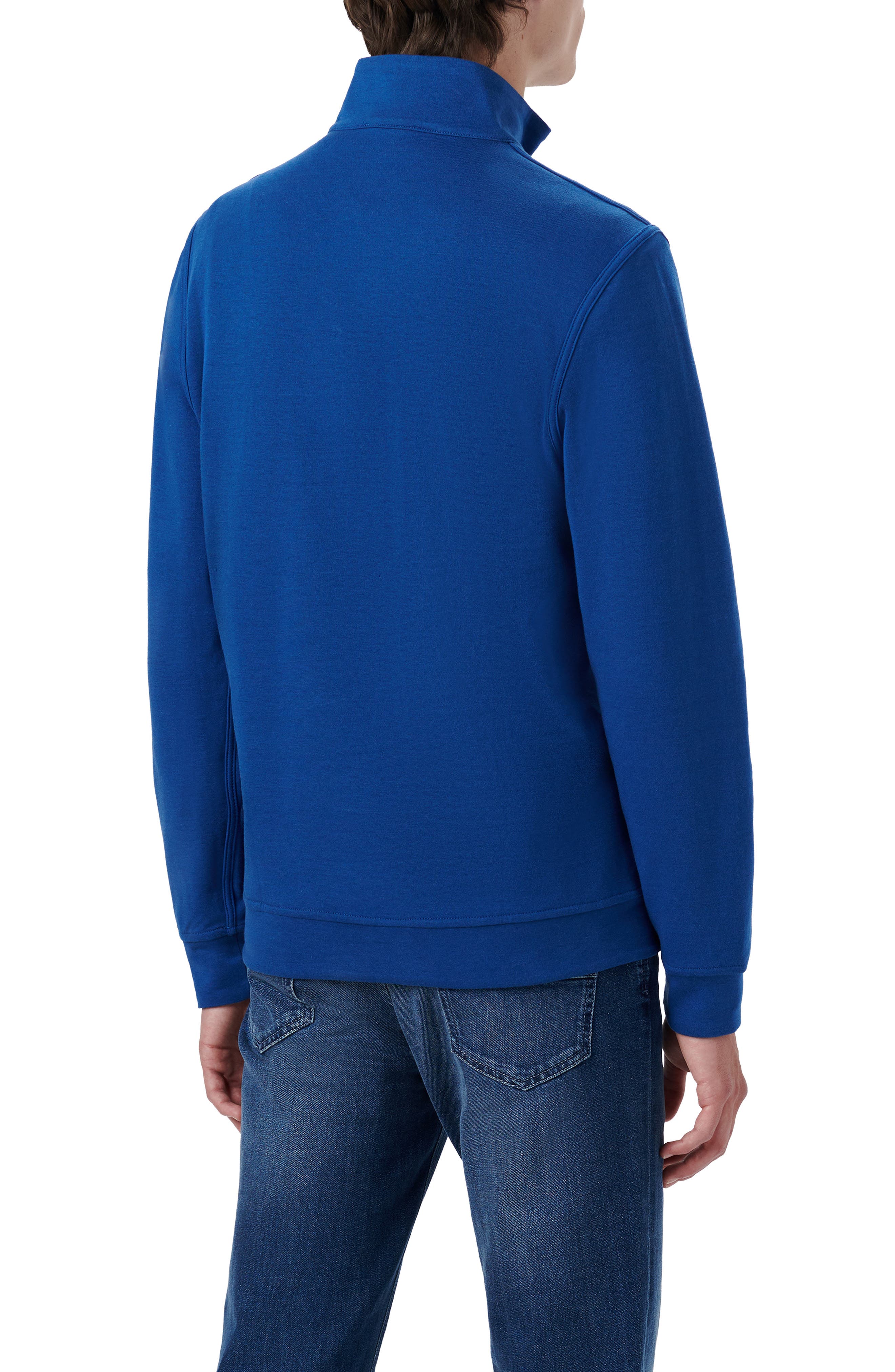 Reversible Knit Quarter Zip Pullover - image 4