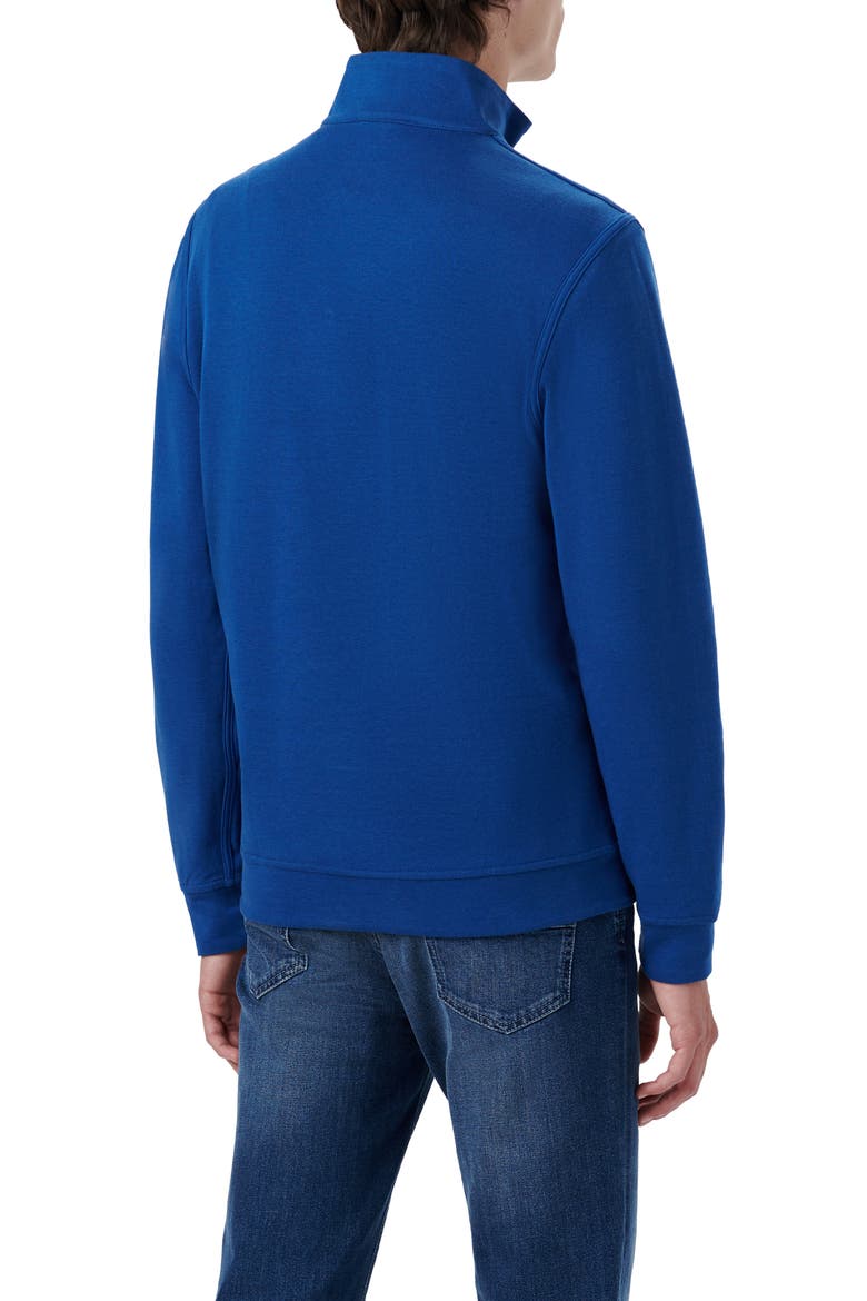 Reversible Knit Quarter Zip Pullover, Alternate, color, FRENCH BLUE