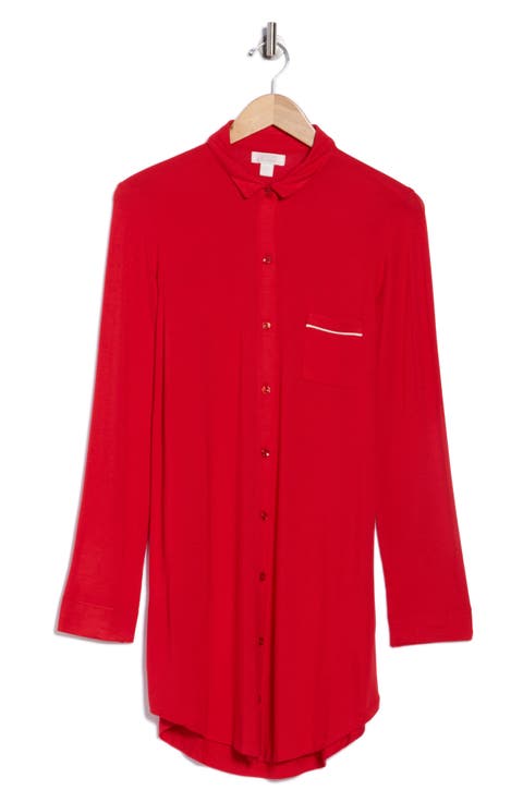 Tranquility Button Front Nightshirt