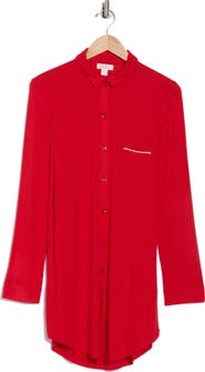 NORDSTROM RACK Tranquility Button Front Nightshirt