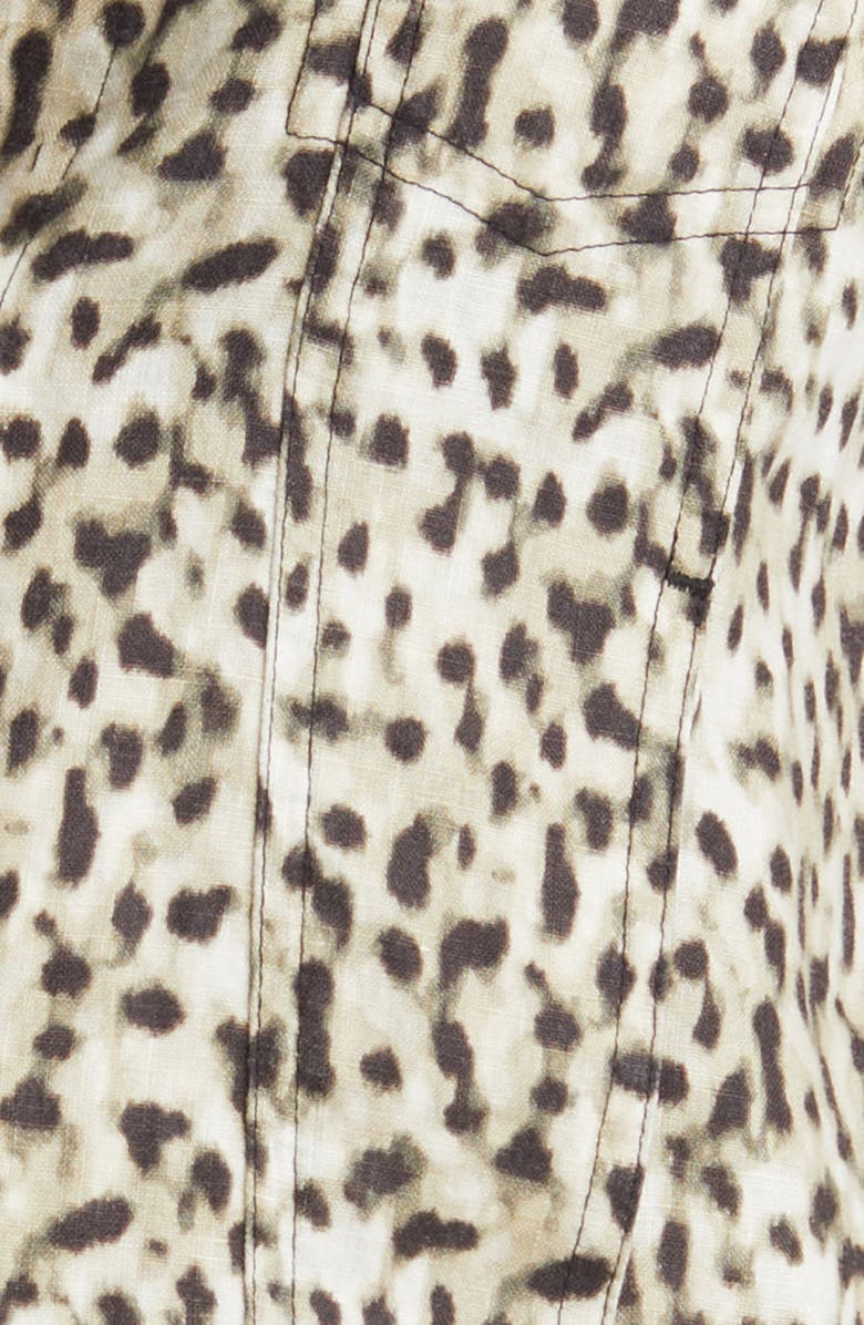 Tommy Bahama Lagoon Cheetah Print Linen Jacket, Alternate, color,