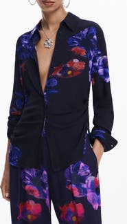 Desigual Ocasa Floral Button-Up Shirt