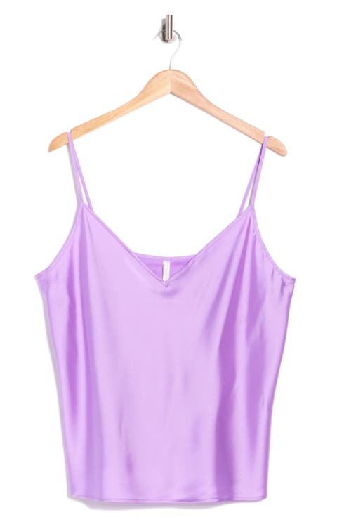 Satin V-Neck Camisole (Plus)