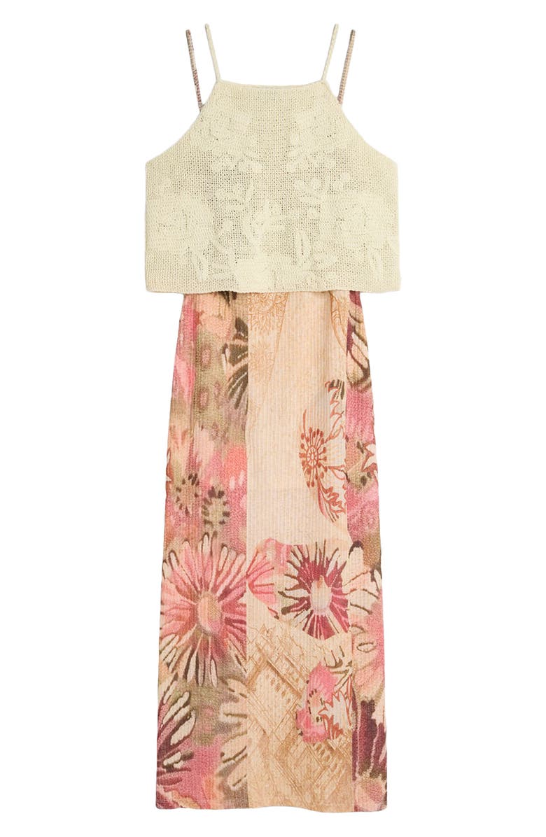 Desigual Sleeveless Midi Dress, Alternate, color, White