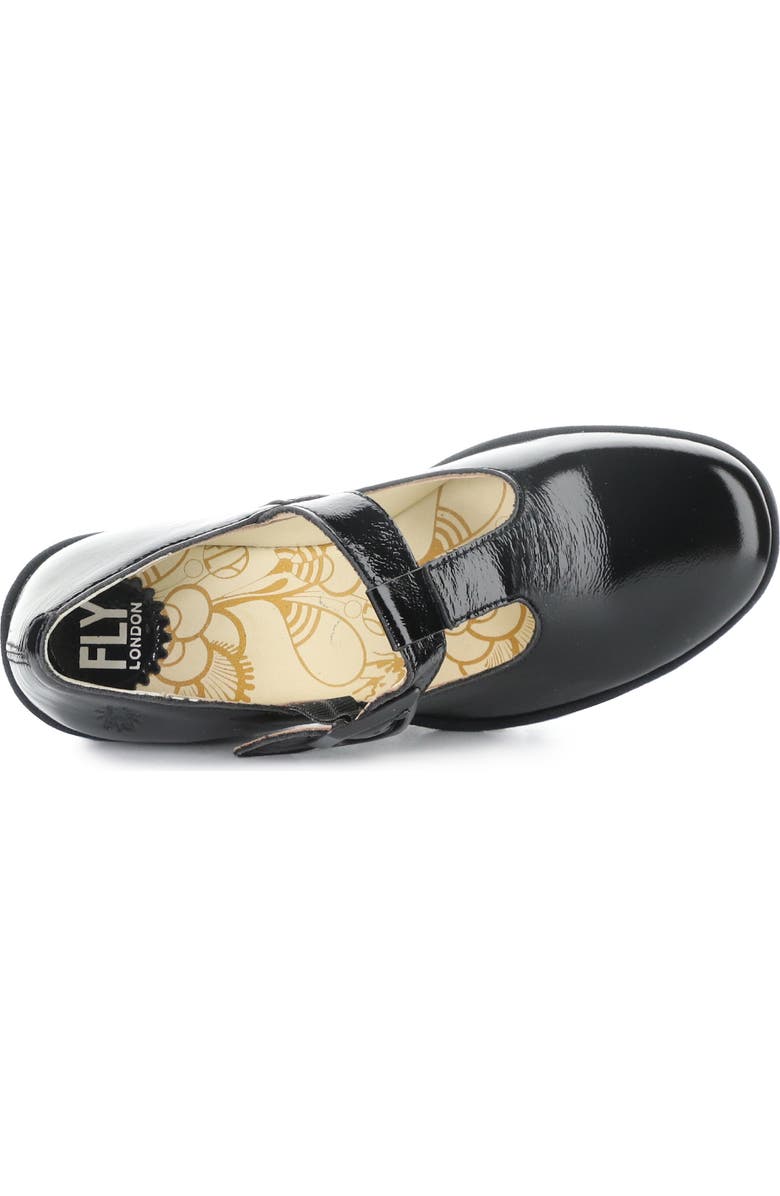 Fly London Yald Wedge Mary Jane Pump, Alternate, color, 003 Black