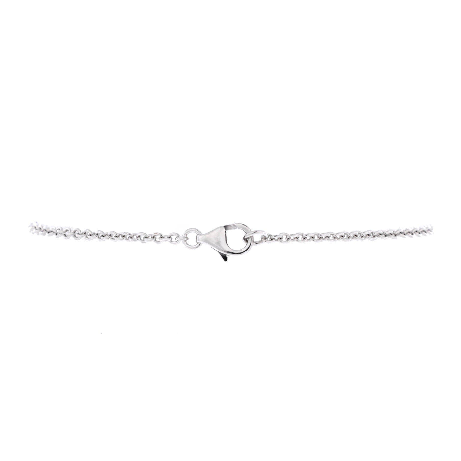 Love Interlocking Bracelet 18K White Gold, Alternate, color, Metallic Gold