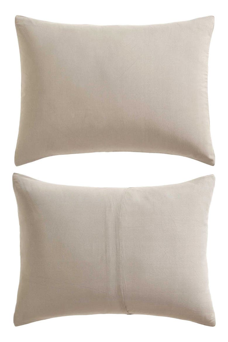 Urban Box Stitch Comforter Set, Alternate, color, SOFT BROWN