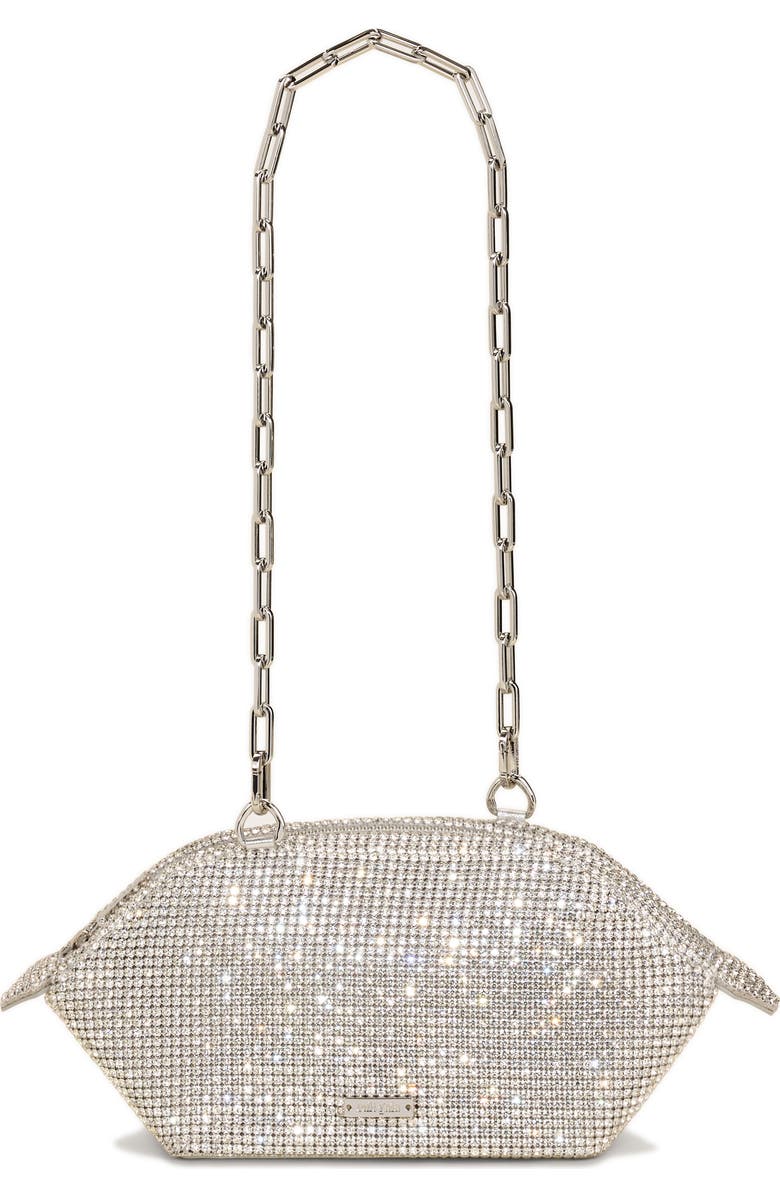 Cult Gaia Lucette Rhinestone Clutch, Main, color,