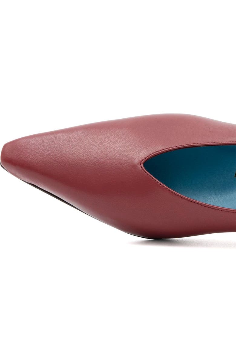 Valentina Rangoni Vespero Choked Vamp Pump, Alternate, color, Wine Parm