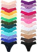 Hanky Panky Holiday Advent Calendar Assorted 25-Pack Original Rise Thongs