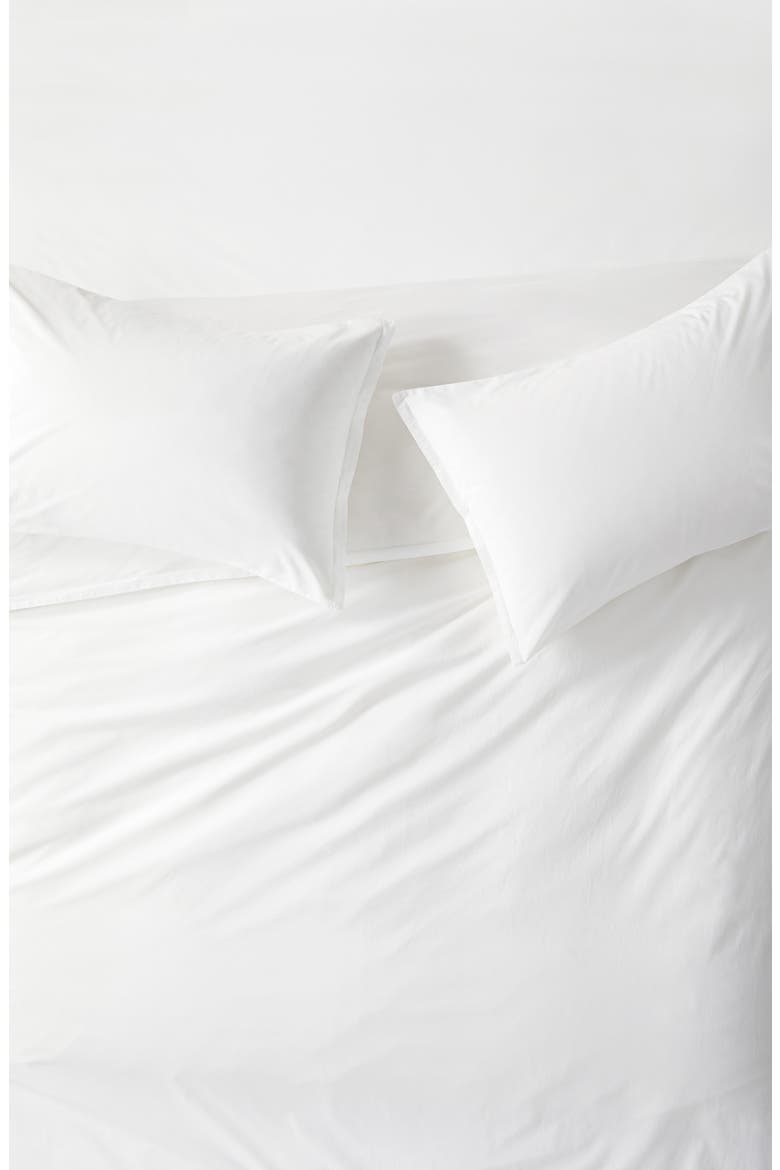 Percale Duvet Cover & Sham Set, Alternate, color, GREY LUNAR