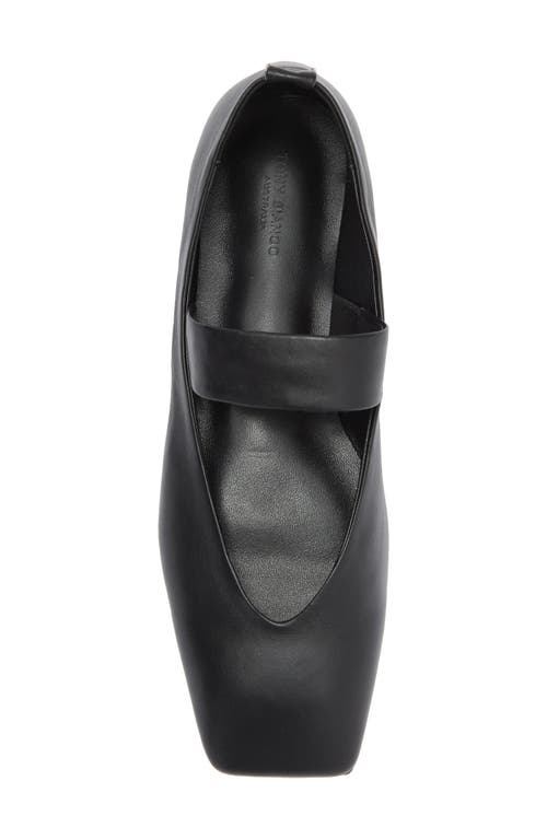 Tony Bianco Hawaii Mary Jane Flat In Black Nappa