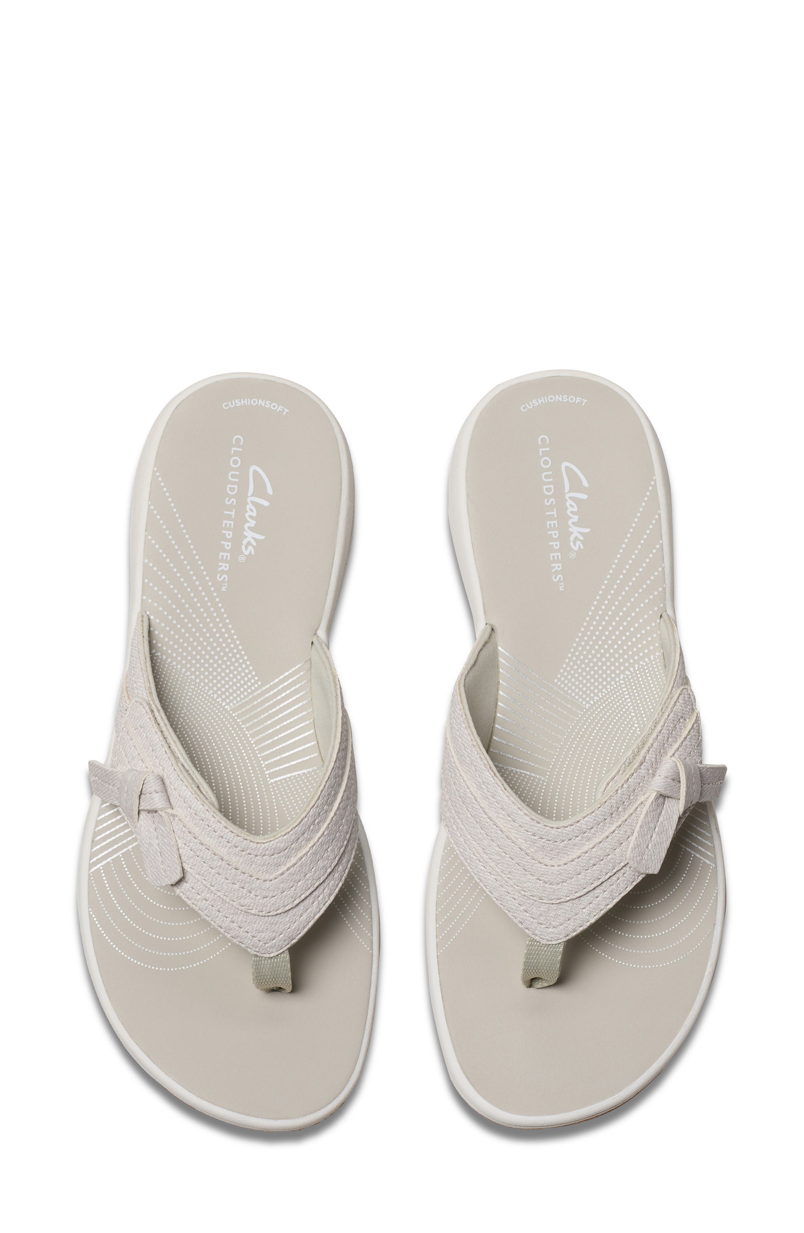 Clarks<sup>®</sup> Breeze Dalia Flip Flop, Alternate, color, Off White