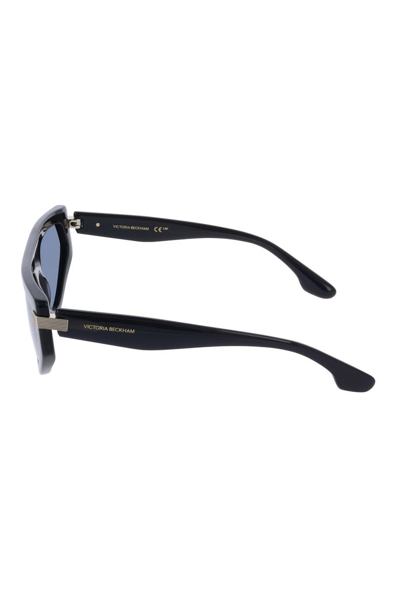 56mm Tea Cup Sunglasses, Alternate, color, METALLIC MIDNIGHT BLUE