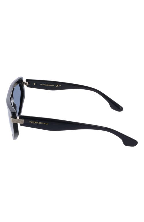 Victoria Beckham 56mm Tea Cup Sunglasses In Blue