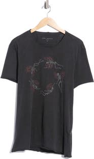 John Varvatos Flying Skeleton Graphic T-Shirt