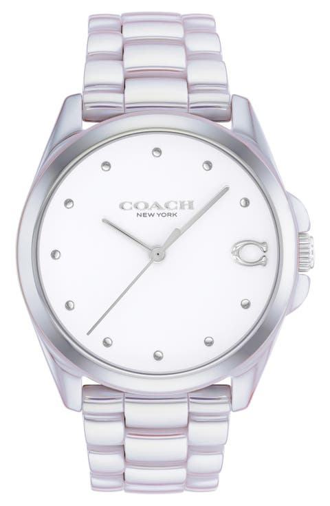 Greyson Ceramic Bracelet Watch, 36mm