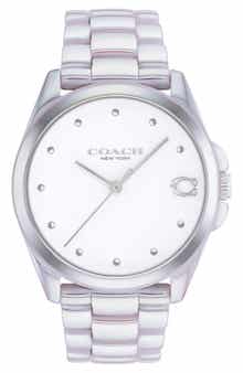 Greyson Ceramic Bracelet Watch, 36mm