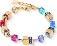 COEUR DE LION Geocube Iconic Metallic Rainbow Bracelet