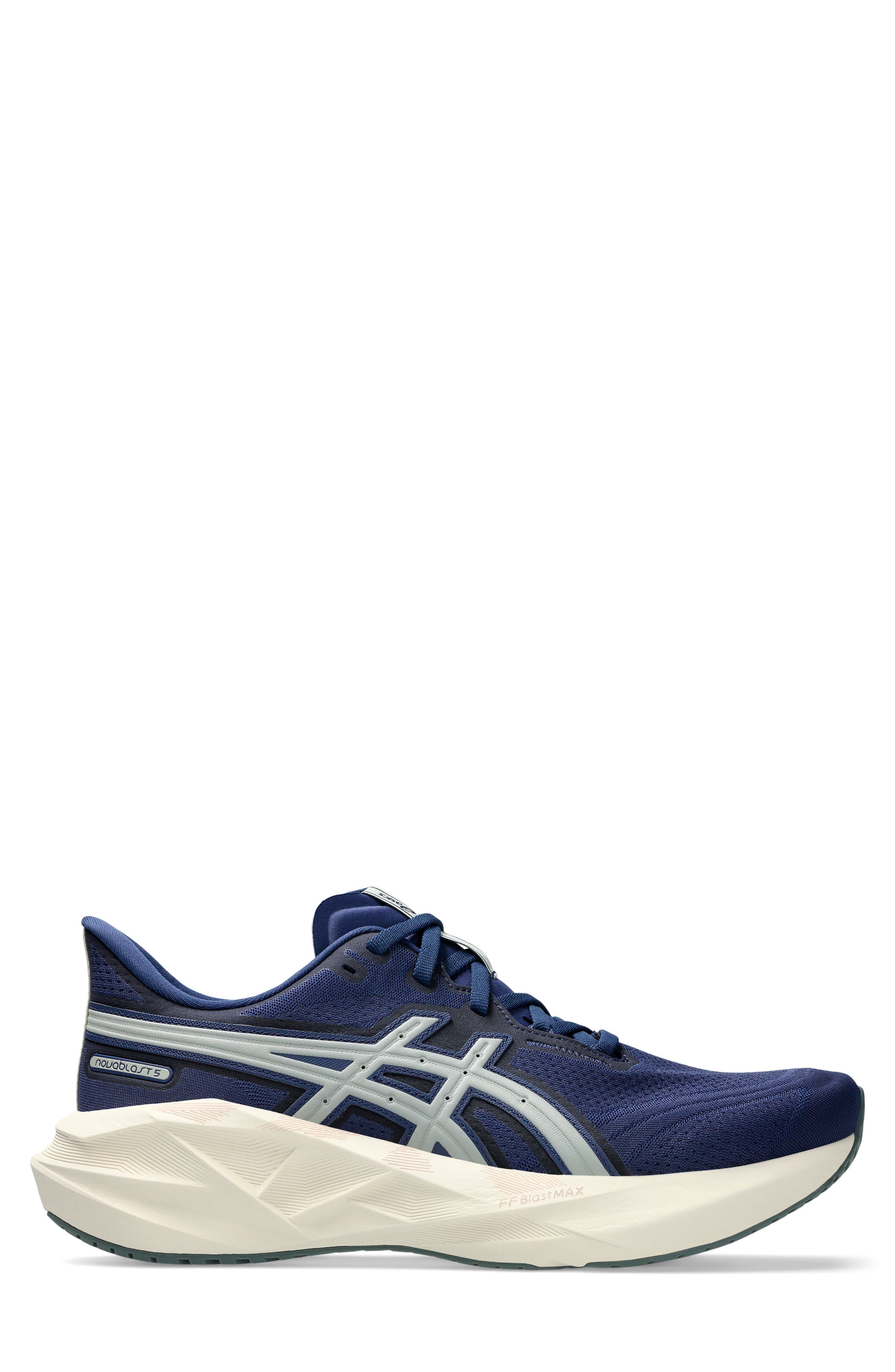 ASICS<sup>®</sup> NOVABLAST<sup>®</sup> 5 ATC Track Club Running Shoe, Alternate, color, Indigo Blue/ Seal Grey