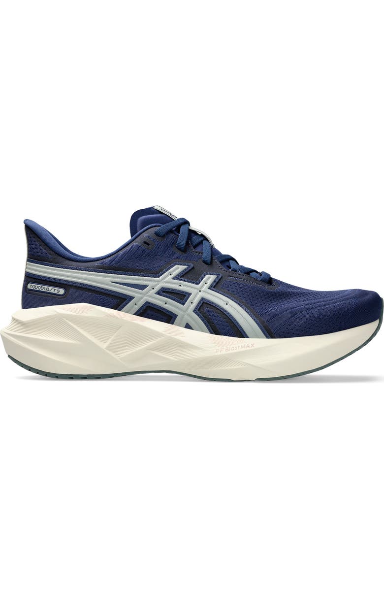 ASICS<sup>®</sup> NOVABLAST<sup>®</sup> 5 ATC Track Club Running Shoe, Alternate, color, Indigo Blue/ Seal Grey