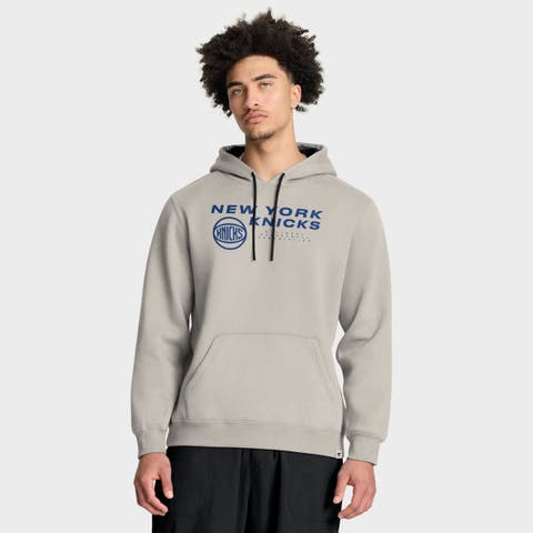 Men
s Fanatics Off White New York Knicks Crossover Collection Blocked Shot Premium Pullover Hoodie