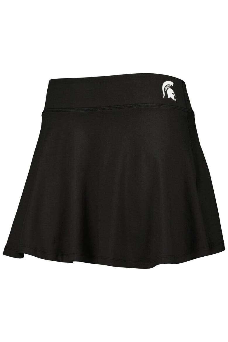 Women's ZooZatz Black Michigan State Spartans Flowy Skort, Alternate, color, Black