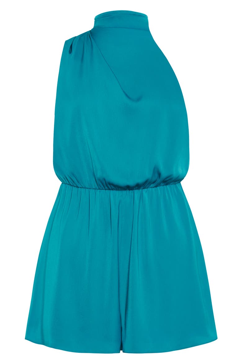 Kiana Sleeveless Playsuit, Alternate, color, AQUA