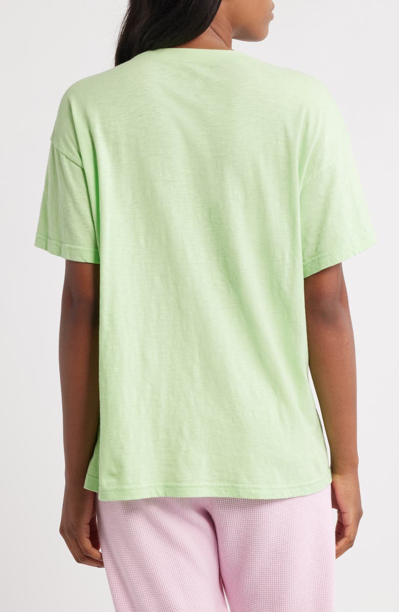 BOYS LIE Green Stitch Me Up Boyfriend Cotton Graphic T-Shirt, Alternate, color, Green