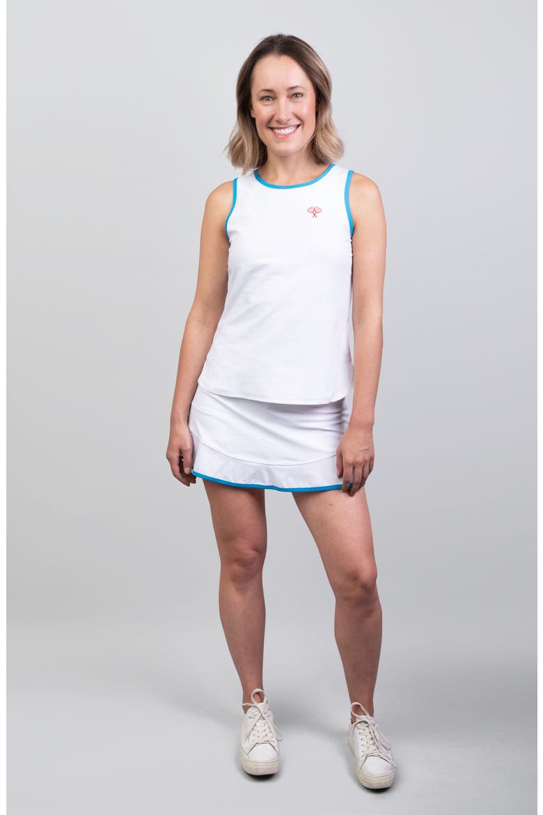 Women's Nettie Skort, Alternate, color, Aqua
