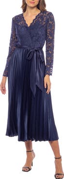 Marina Long Sleeve Cocktail Dress